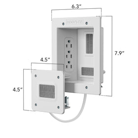 Mount-It! in-wall kit assembly instructions for DIY install