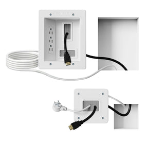 Mount-It! in-wall cable concealer kit front view for tidy TV setup