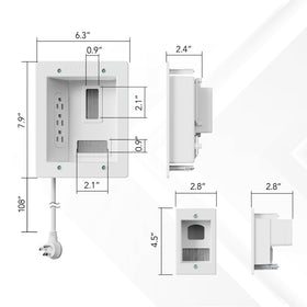 Mount-It! ETL-certified kit ensures safer in-wall cable management