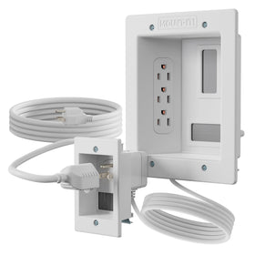 Mount-It! Two wall plates offer a neat, secure mounting solution
