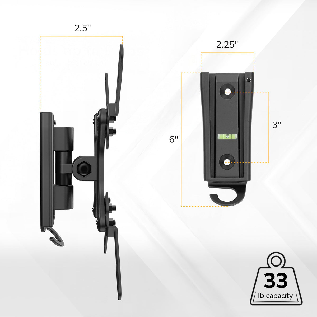 Mount-It! label and all included hardware kit for easy installation