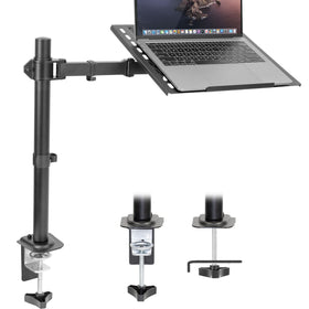 Mount-It! front view of full laptop mount showing stability and ergonomic lift