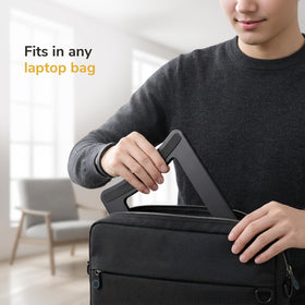 Mount-It! sturdy steel construction supports laptops up to 11 lbs
