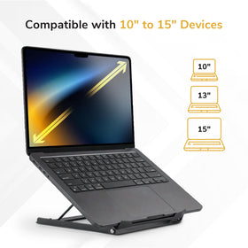 Mount-It! laptop stand suitable for tablet use and portable workspace