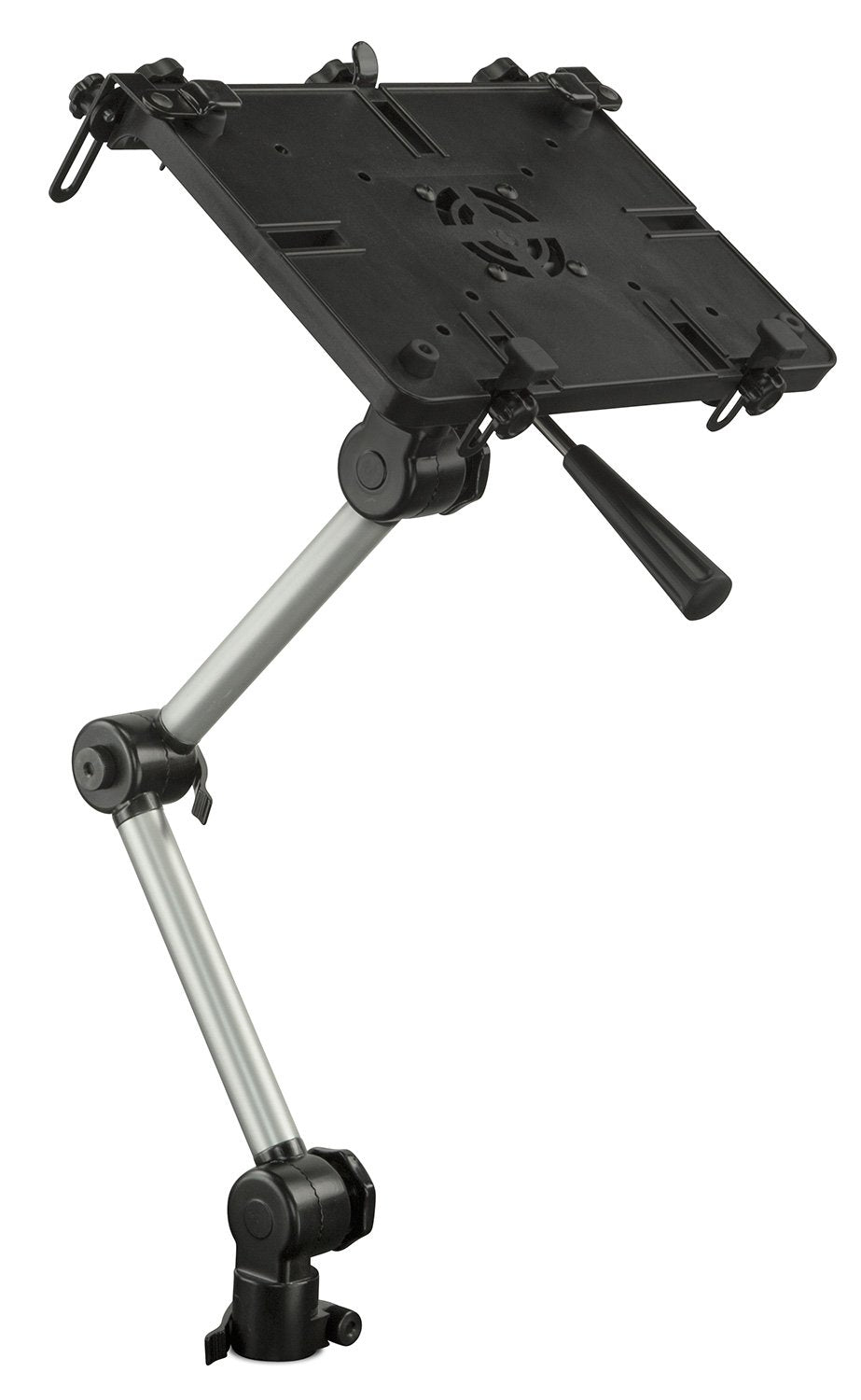 Mount-It! laptop vehicle mount universal fit bracket supports most vehicles.
