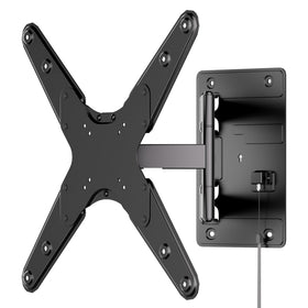 Mount-It! lockable RV TV mount secures a 23–55 inch screen in a camper