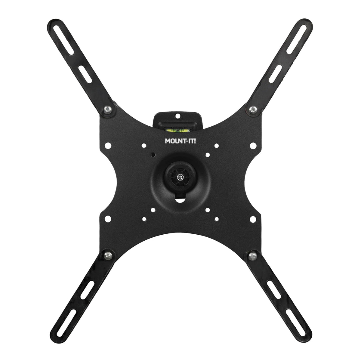 Mount-It! front view of locking TV mount shows secure fit and versatile support