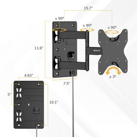 Mount-It! mounting hardware kit laid out for camper wall installation ease