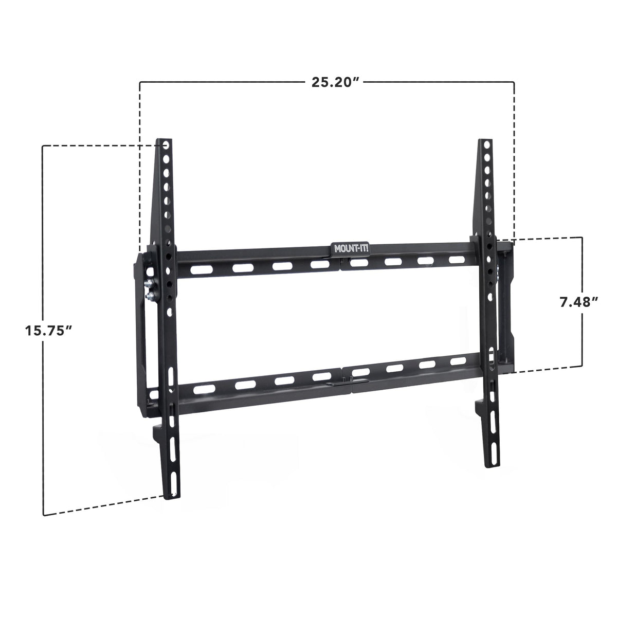 Mount-It Open back plate allows easy cable management