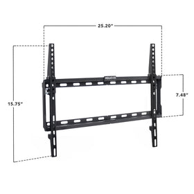 Mount-It Open back plate allows easy cable management