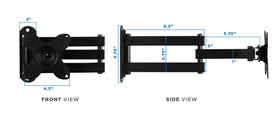 Mount-It! compatible with 75x75 and 100x100 VESA patterns