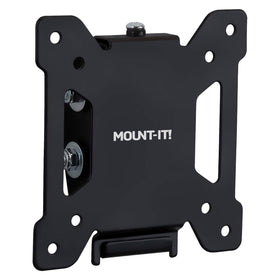 Mount-It tilting TV mount installed on wall for 19-32 inch screens with a clean profile.