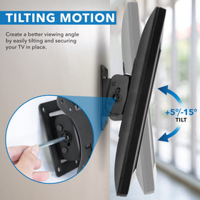 Single stud wall installation for Mount-It tilting mount