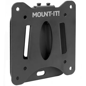 Mount-It! Ultra Low Profile fixed mount close-up showing a slim wall integration.