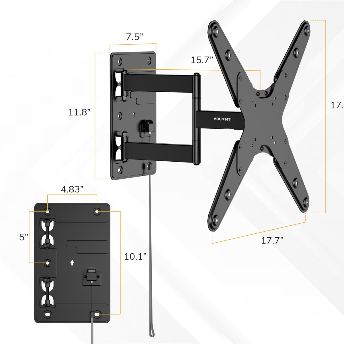 Mount-It! US-based support ensures help when installing in RVs