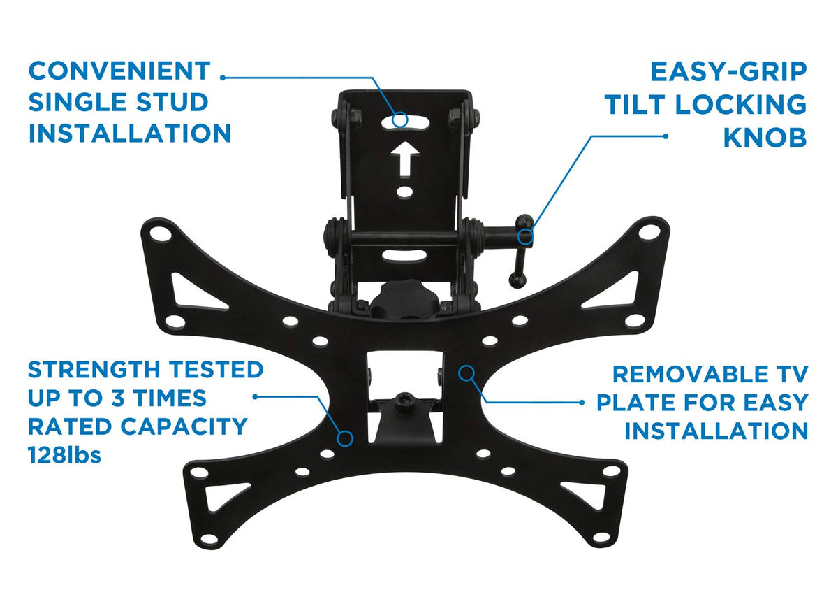 Mount-It! 200x200 VESA pattern compatibility for versatile TV mounting.