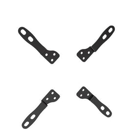 Mount Plus close-up of bracket holes and powder-coated black finish, corrosion resistant benefit