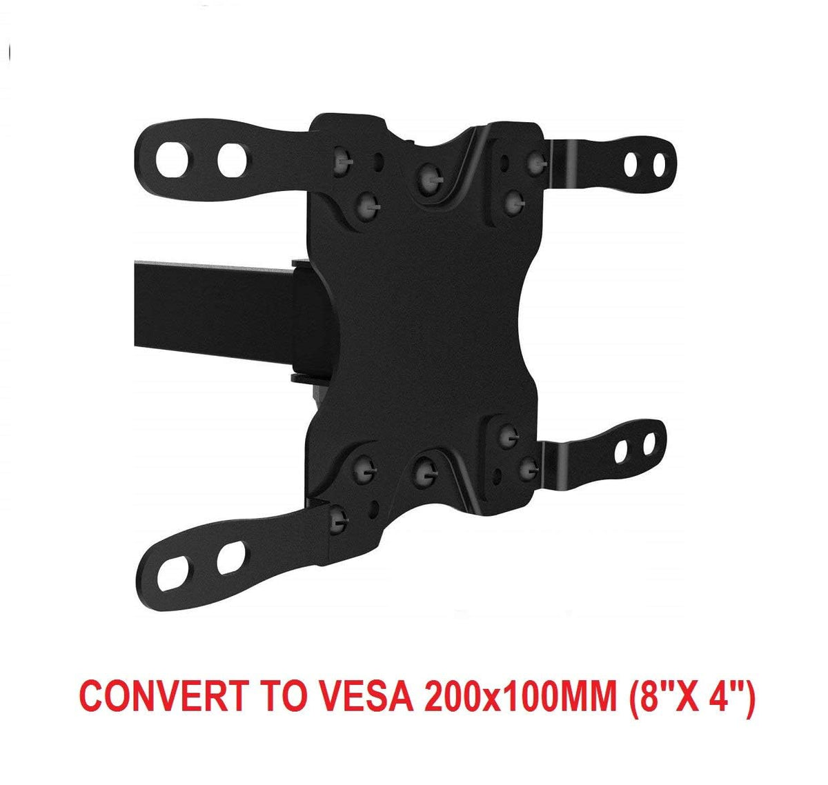 Mount Plus bracket beside ruler showing dimensions, helps verify fit before installation