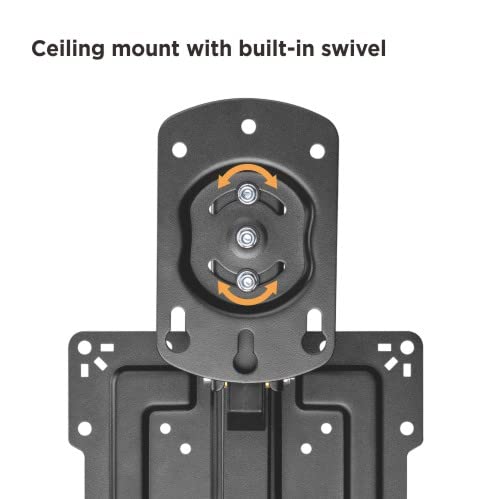 Mount Plus CM322 mounting plate showing height adjustment of about five inches for perfect alignment