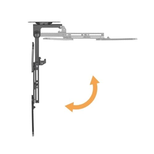Mount Plus CM344 arm detail illustrating height adjustment and alignment benefit