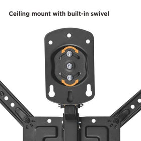 Mount Plus CM344 folded against ceiling showing compact storage advantage