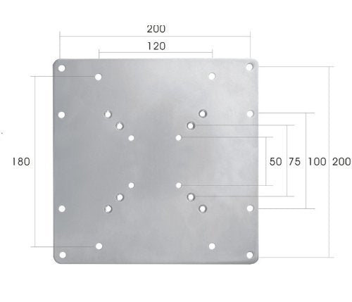 Mount Plus adapter demonstrates multiple pattern support for flexible TV mounting.