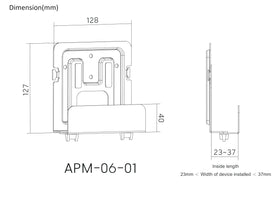Mount Plus MP-APM-06-01 compact design for narrow devices up to 11 lbs