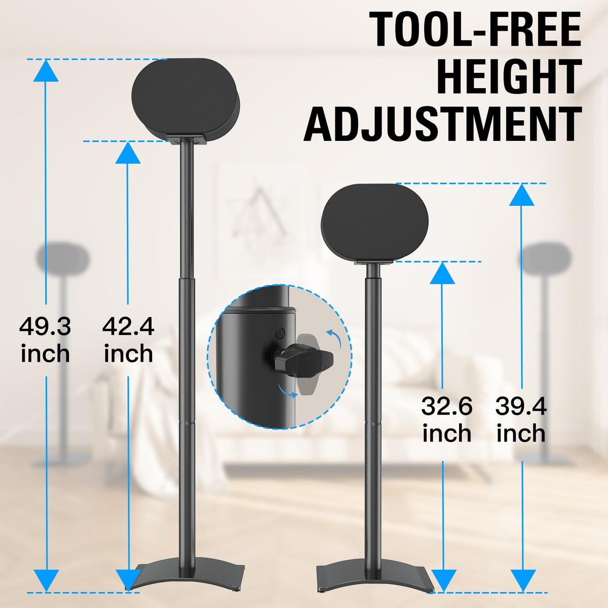 Mounting Dream Era 300 sturdy 11x11 base provides balanced support