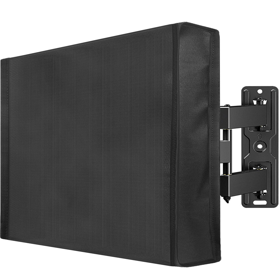 Mounting Dream front view of covered 38–40 inch TV showing full protection benefits