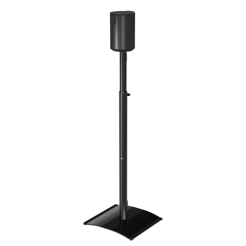 Mounting Dream front view with Sonos speaker showing neat elevated placement and aesthetic match