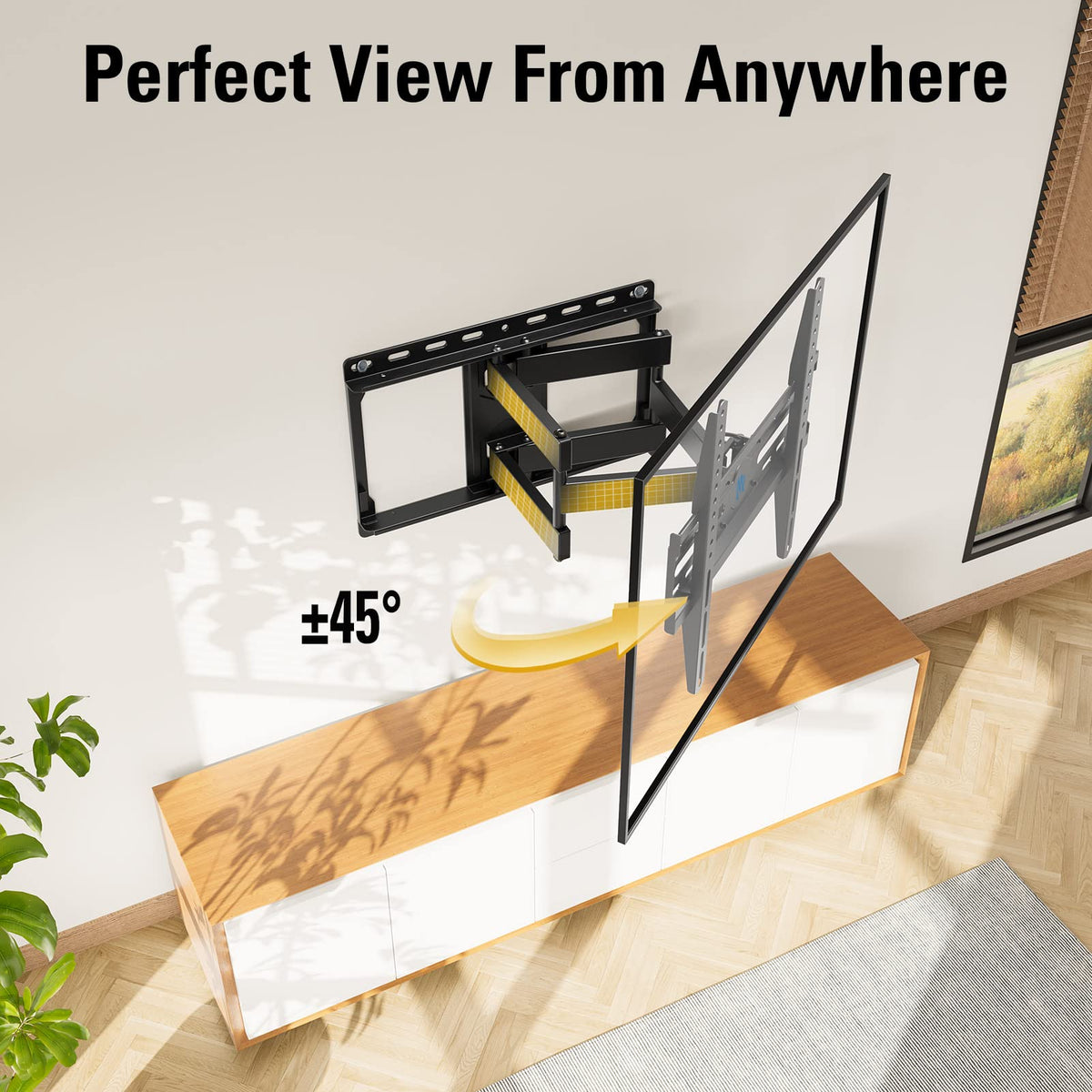 Mounting Dream fully extended arm showing 17.5-inch reach for flexible viewing
