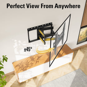 Mounting Dream fully extended arm showing 17.5-inch reach for flexible viewing