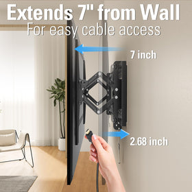 Mounting Dream heavy duty steel construction ensures sturdy support for large displays