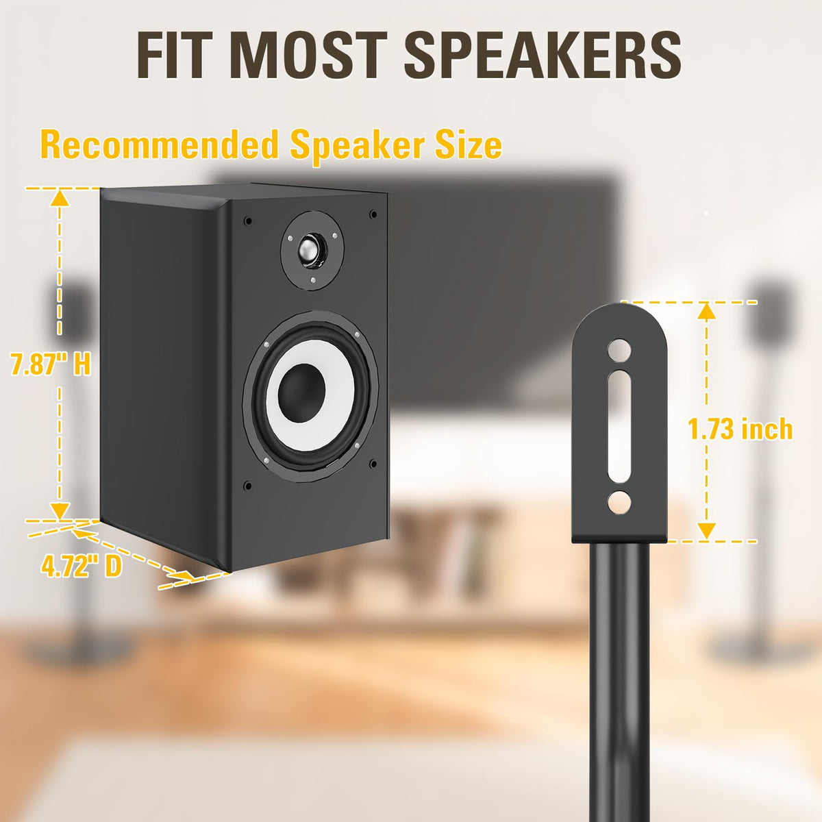 Mounting Dream adjustable tube extended showing height flexibility benefit