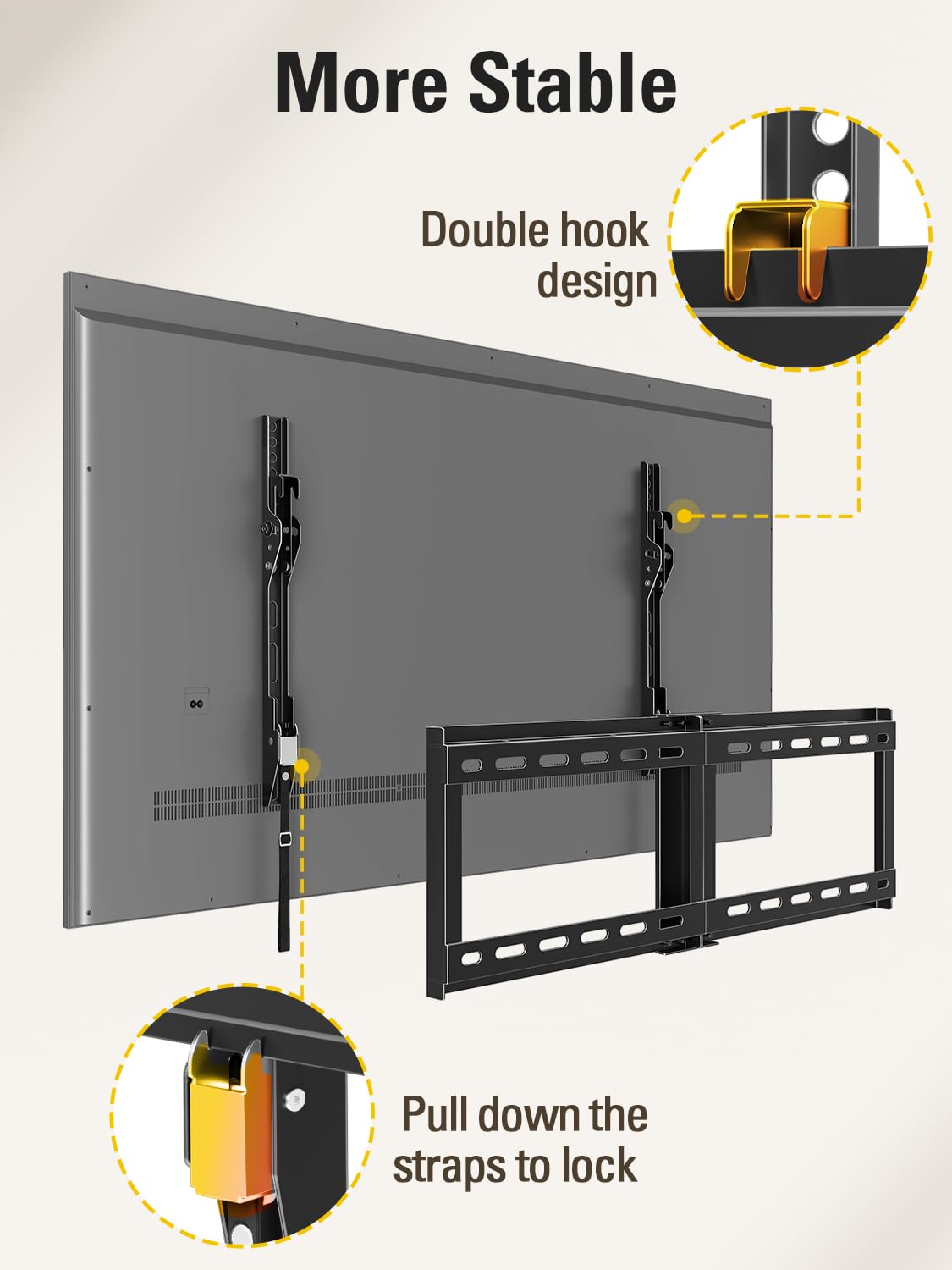 Mounting Dream included hardware kit laid out for straightforward installation