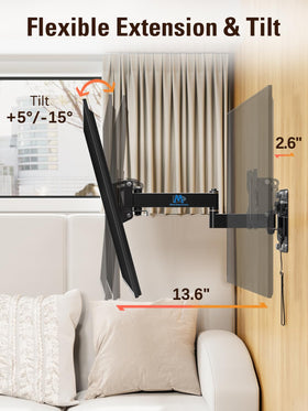 Mounting Dream mounted TV inside an RV interior offering stable entertainment on trips