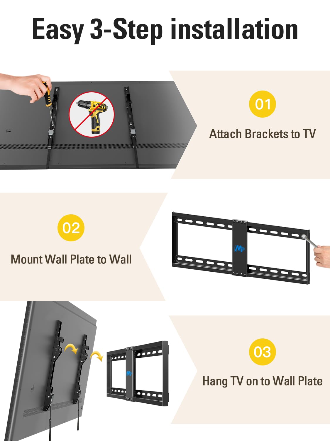 Mounting Dream product label and patent details showing specs and compliance