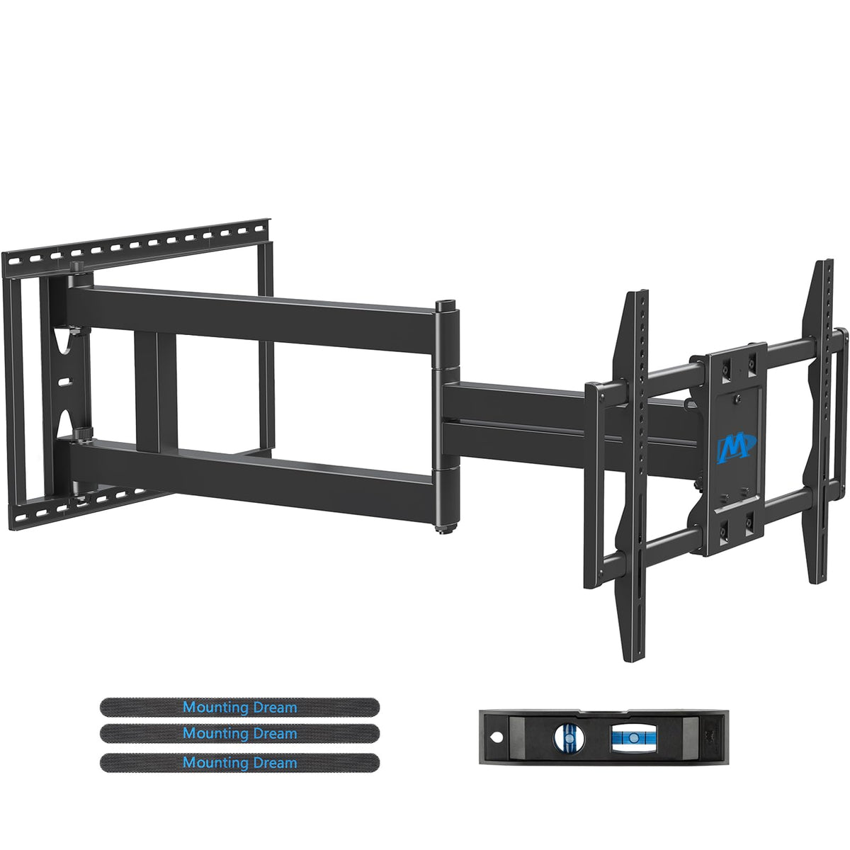 Mounting Dream long arm wall mount for 42-94 inch TVs with flexible viewing