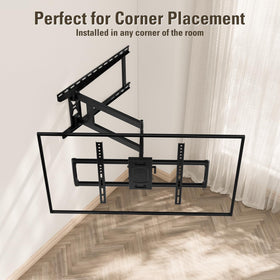 MD2285-LA corner view saves space in small rooms