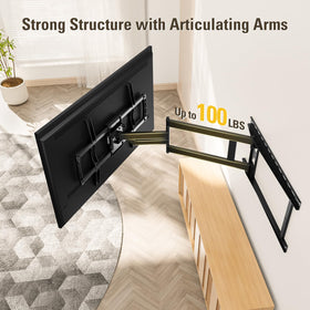 MD2285-LA full motion swivel offers wide viewing angles