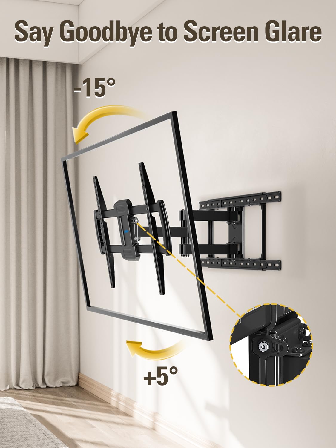 Mounting Dream MD2296-24K ready-to-use concrete anchors for secure mounting.
