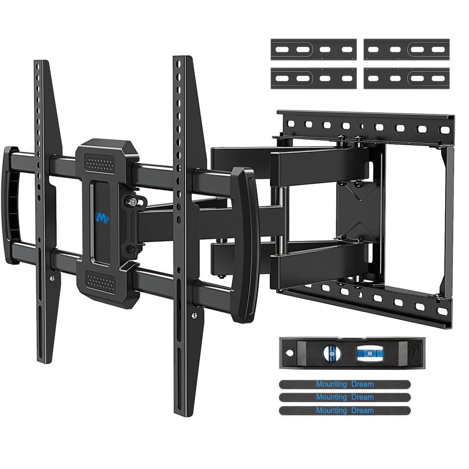 Mounting Dream MD2296-24K full-motion assembly for flexible TV placement.