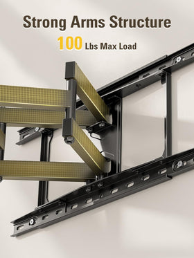 Mounting Dream MD2296-24K tilt and swivel feature reduces glare for optimal viewing.