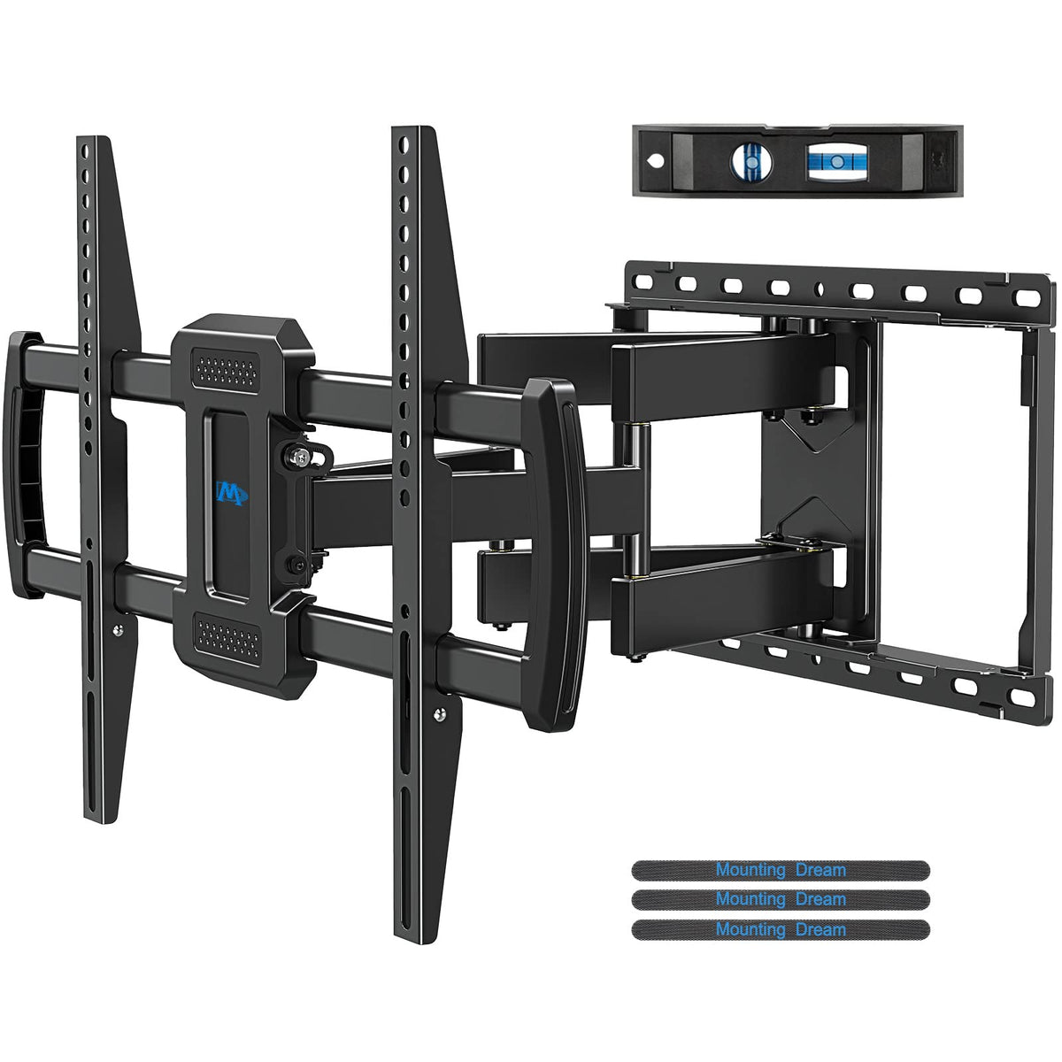 Mounting Dream MD2296 front view showing sturdy dual arms and mounting rails, for secure TV support