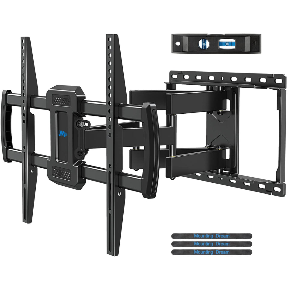 Mounting Dream MD2296 front view showing sturdy dual arms and mounting rails, for secure TV support