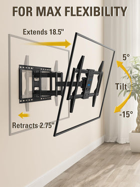Mounting Dream MD2298-XL extend/retract range supports flexible seating positions.