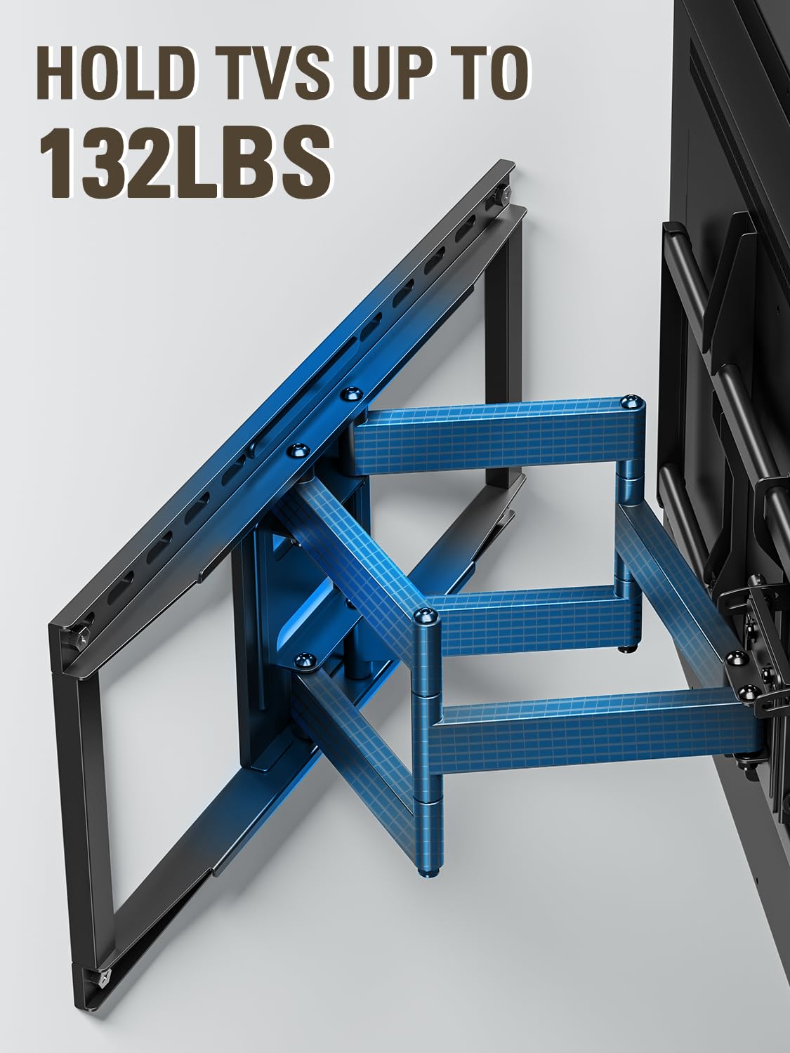 Mounting Dream MD2298-XL tilt-swivel arms for precise angle adjustments.