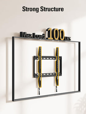 Ultra-sturdy one-piece plate anchors against studs and brick.