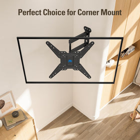 Mounting Dream side view extended to 19 inches for flexible viewing angles
