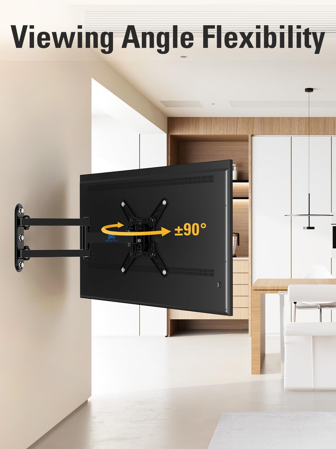 Mounting Dream bracket attached to wall stud illustrating secure mounting and load support